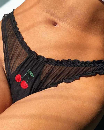 ZASUWA  Female Print Mesh Panties