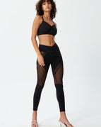 Black / S / Leggings+Bras