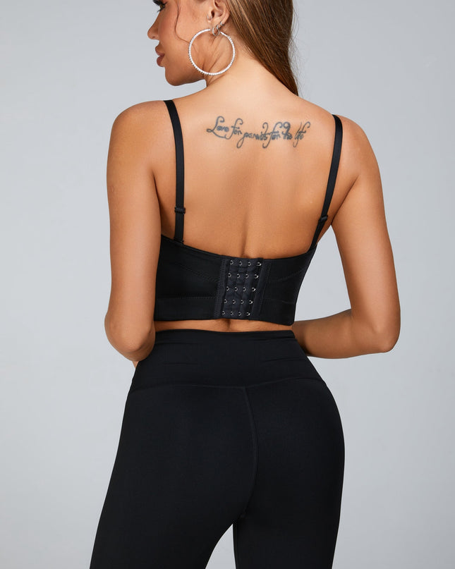 🖤ZASUWA Female “Stitching Sexy” Cutout Mesh Beading Tassel Corset Tracksuit