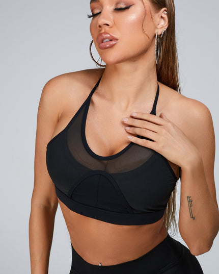 🖤ZASUWA Female Sexy Mesh Sports Bras