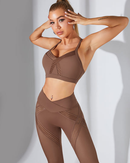 ZASUWA Female Mesh Quick Dry Elastic Tight Leggings