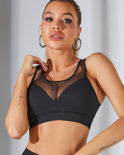 🖤ZASUWA Female Super Sexy Unique Mesh Sports Bras