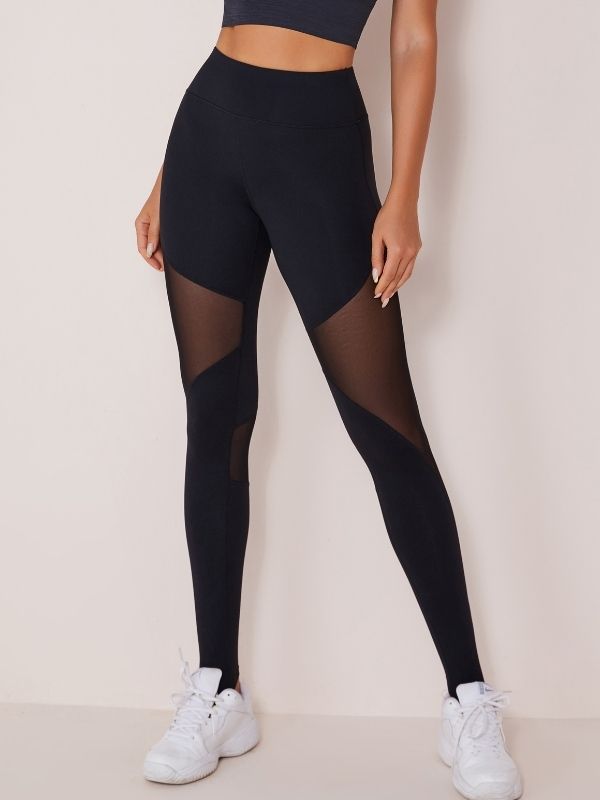 ZASUWA Female High-waist Mesh Leggings