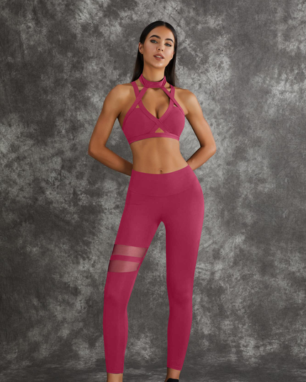ZASUWA Female Unique Cut Out Pocket Mesh Scrunch Bum Sportswear