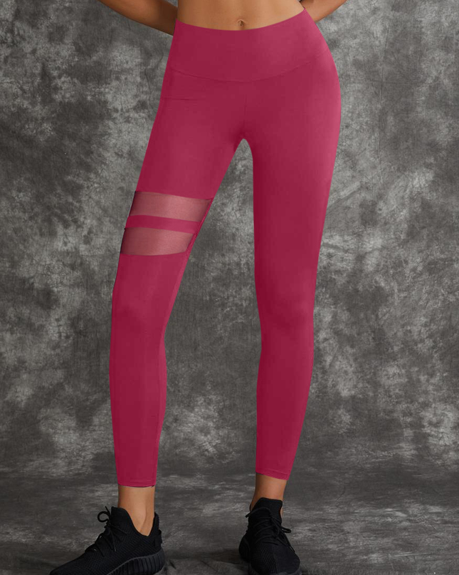 ZASUWA Female Unique Cut Out Pocket Mesh Scrunch Bum Leggings