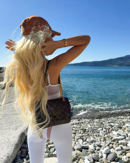 ❤ZASUWA Female Super Sexy Unique Mesh Hip-lift Tracksuit