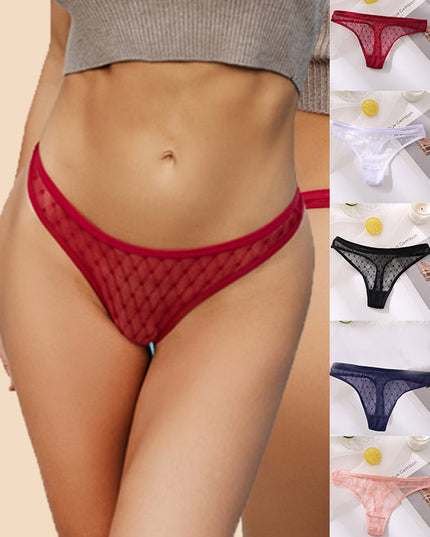 ZASUWA Female Lace Mesh Net Panties