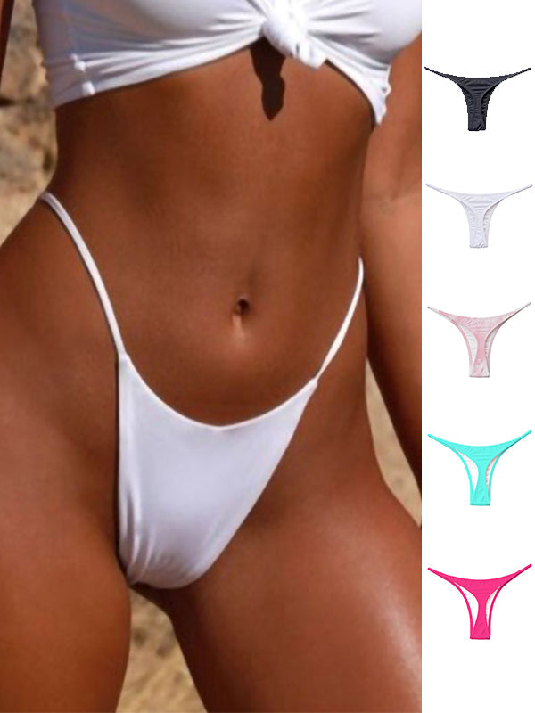 ZASUWA Female Mesh Solid Color Panties