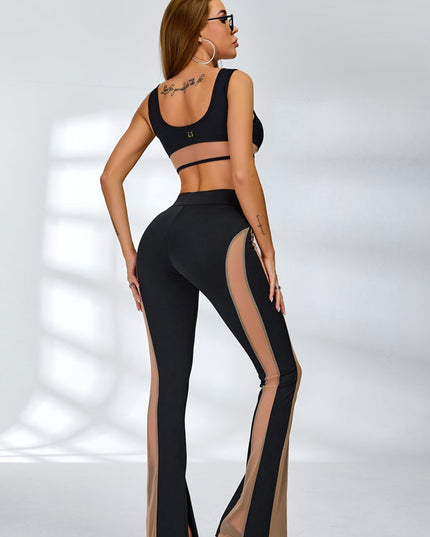 ❤ZASUWA Female Super Sexy Unique Sheer Mesh Sports Bras