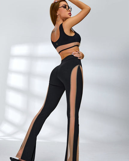 ❤ZASUWA Female Super Sexy Unique Sheer Mesh Sports Bras