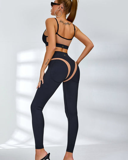 ❤ZASUWA Female Super Sexy Unique Mesh Sports Bras