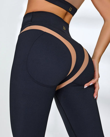 ❤ZASUWA Female Super Sexy Unique Mesh Hip-lift Tracksuit