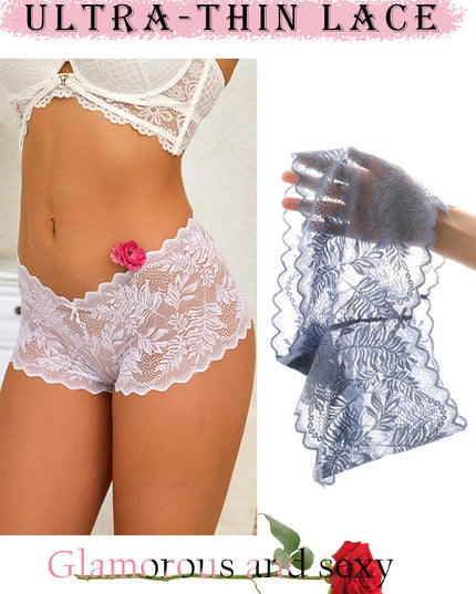 ZASUWA Female Lace Mesh V Shaped Waist Panties