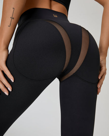 ❤ZASUWA Female Super Sexy Unique Mesh Hip-lift Cross Tracksuit