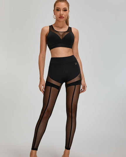 🖤ZASUWA Female Super Sexy Unique Mesh Hip-lift Tracksuit