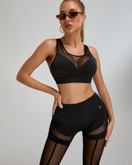 🖤ZASUWA Female Super Sexy Unique Mesh Sports Bras