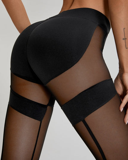 🖤ZASUWA Female Super Sexy Unique Mesh Hip-lift Tracksuit