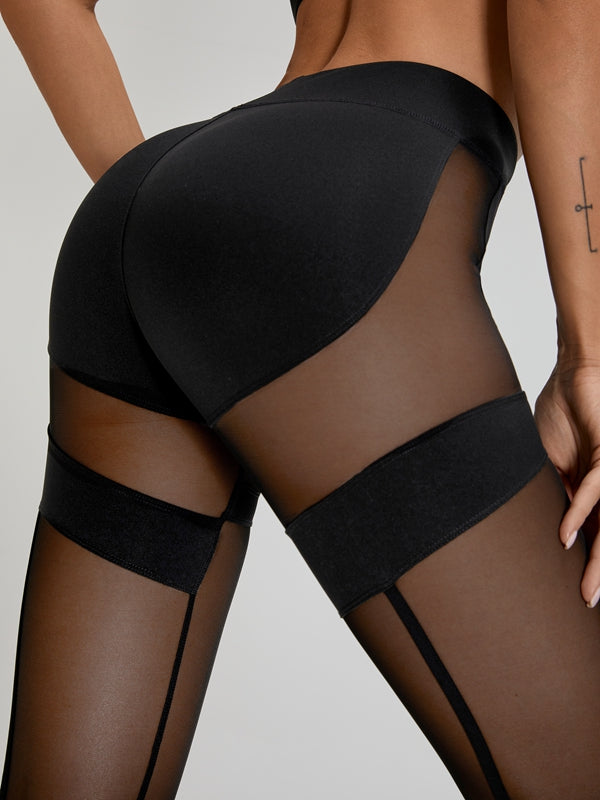 🖤ZASUWA Female Super Sexy Unique Mesh Hip-lift Leggings