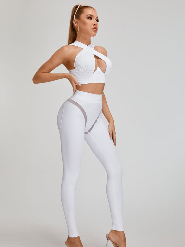 ❤ZASUWA Female Super Sexy Unique Mesh Hip-lift Leggings