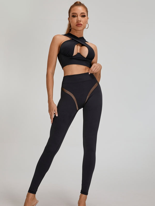 ❤ZASUWA Female Super Sexy Unique Mesh Hip-lift Leggings