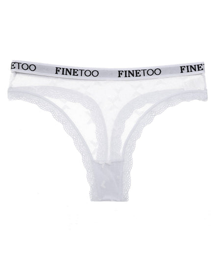 ZASUWA Female Butterfly Mesh Letter Side Panties