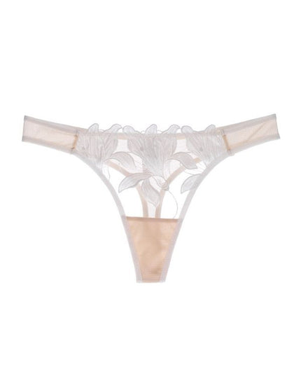 ZASUWA Female Lily Embroidered Mesh Panties