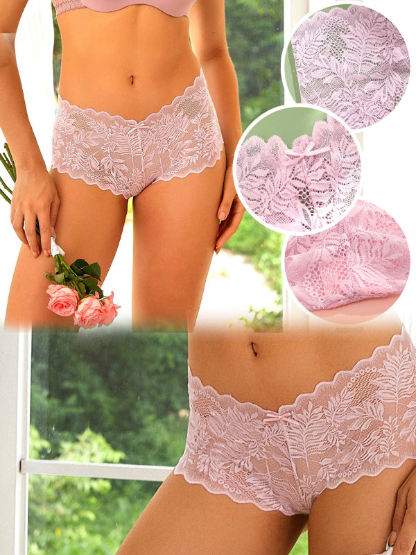 ZASUWA Female Lace Mesh V Shaped Waist Panties