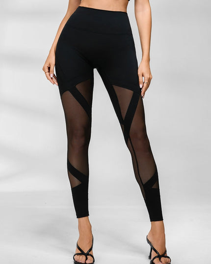ZASUWA Female Sexy Sheer Mesh Hip-lift Tracksuit