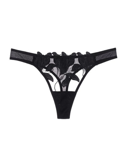 ZASUWA Female Lily Embroidered Mesh Panties