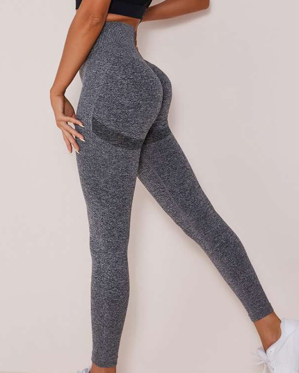 ZASUWA Female High-waist Skinny Stretch Mesh Stitching Fitness Sportswear