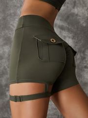 ZASUWA Female Best Unique Cut Out Pocket Mesh Scrunch Bum Sportswear