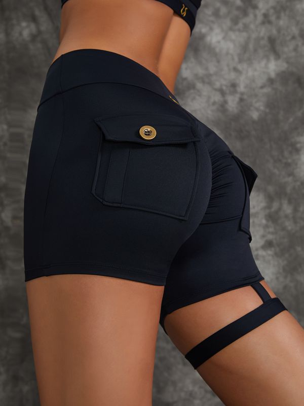 ZASUWA Female Best Unique Cut Out Pocket Mesh Scrunch Bum Sportswear