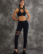 Bras+Leggings / Black / S