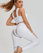 White / S / Bras+Leggings