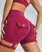 Shorts / Medium Violet Red / S