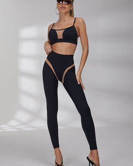 ❤ZASUWA Female Super Sexy Unique Mesh Hip-lift Tracksuit