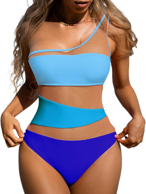 ZASUWA Female Sexy Mesh Tailoring Cutout One Piece