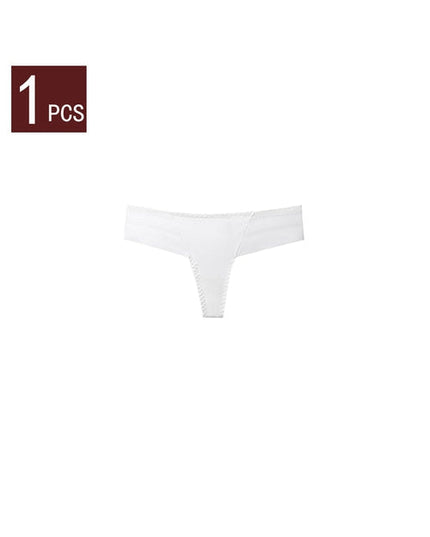 ZASUWA Female Animal Print Mesh T-back Panties