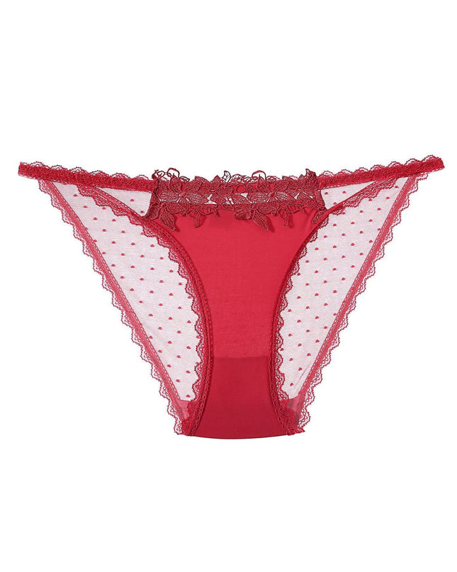 ZASUWA  Female Hollow Out Mesh Dots Panties