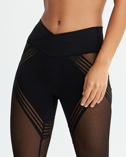 ZASUWA Female Mesh Quick Dry Elastic Tight Leggings