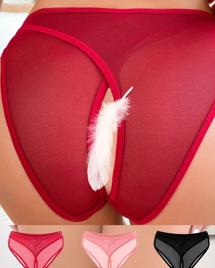 ZASUWA Femal Sexy Hollow Out Mesh Panties