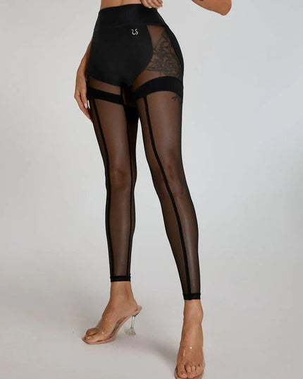 ❤ZASUWA Female Super Sexy Unique Mesh Hip-lift Leggings