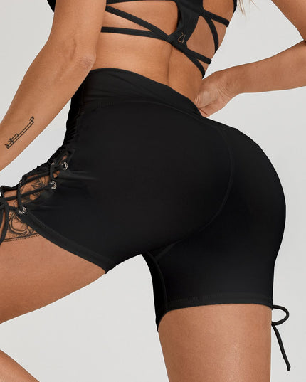 ZASUWA Female Sexy Mesh Cross Back Quick Dry Sports Bras