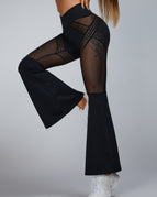 Black / S / Flare Leggings