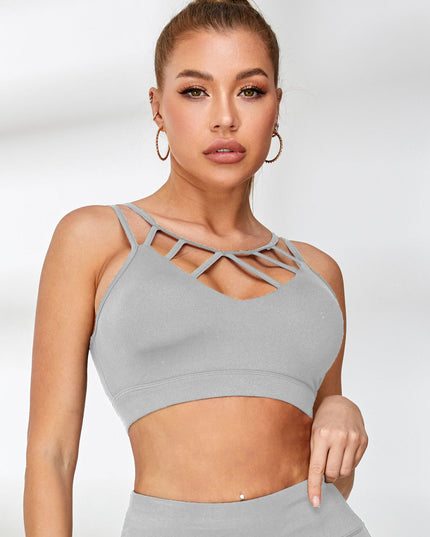ZASUWA Female Cutout Backless Mesh Tracksuit
