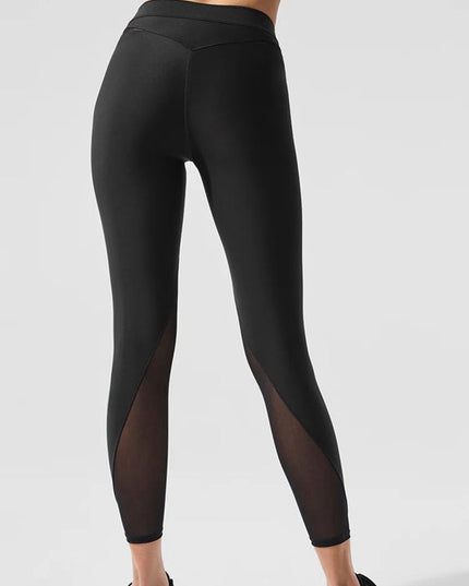 ZASUWA Female Sexy Sheer Mesh Push Up Hip-lift Leggings