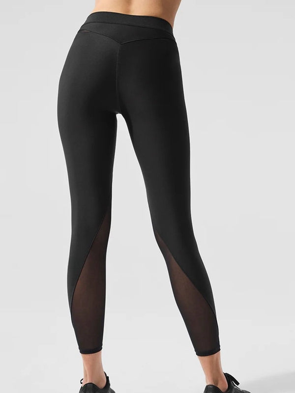 ZASUWA Female Sexy Sheer Mesh Push Up Hip-lift Leggings