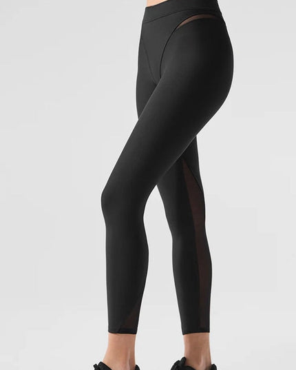 ZASUWA Female Sexy Sheer Mesh Push Up Hip-lift Leggings