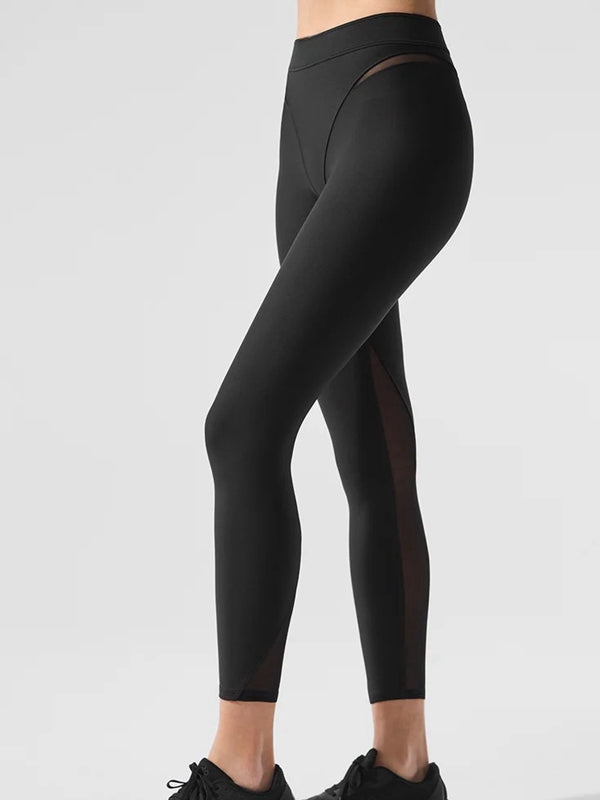 ZASUWA Female Sexy Sheer Mesh Push Up Hip-lift Leggings