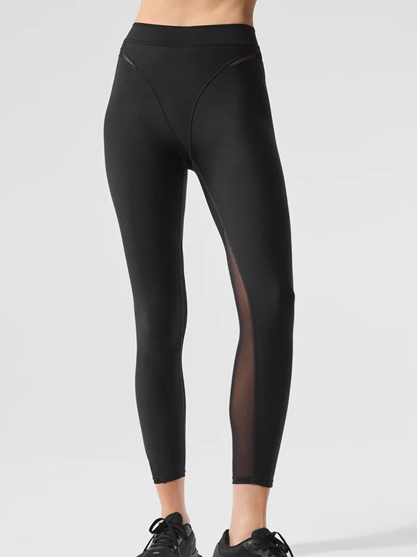 ZASUWA Female Sexy Sheer Mesh Push Up Hip-lift Leggings